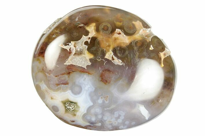 Polished Ocean Jasper Stone - New Deposit #248275